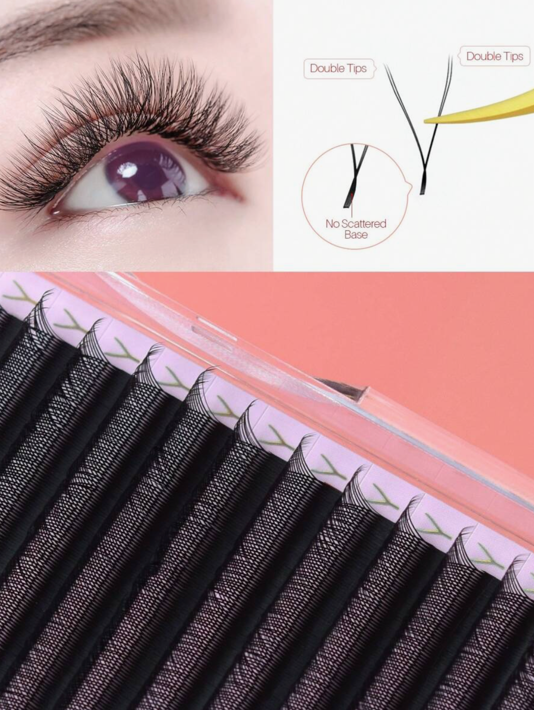 LASHES Y Shape Extensions